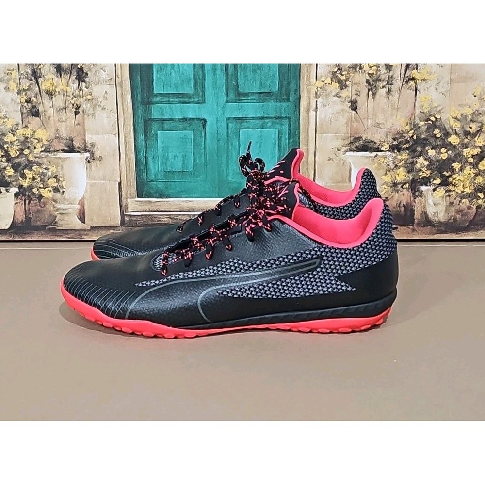 Puma 365 Ignite Men's Size 12 Soccer Street Shoes Black / Pink - Lightly Used